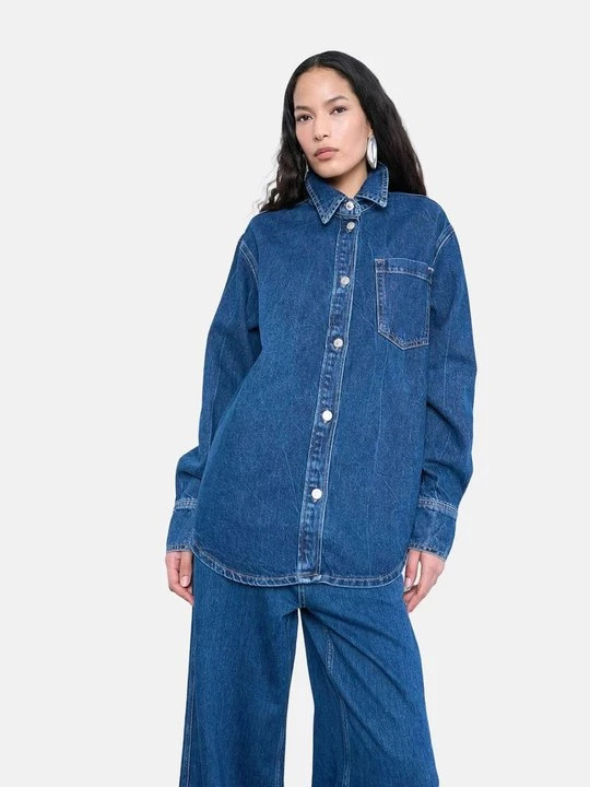 Obrázek produktu Krátký kabát Topshop modrý denim