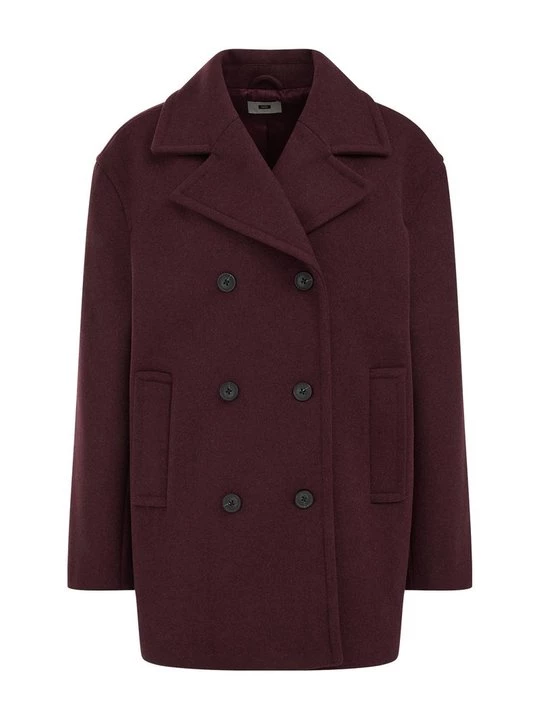 Obrázek produktu Krátký kabát WE Fashion tmavě fialová