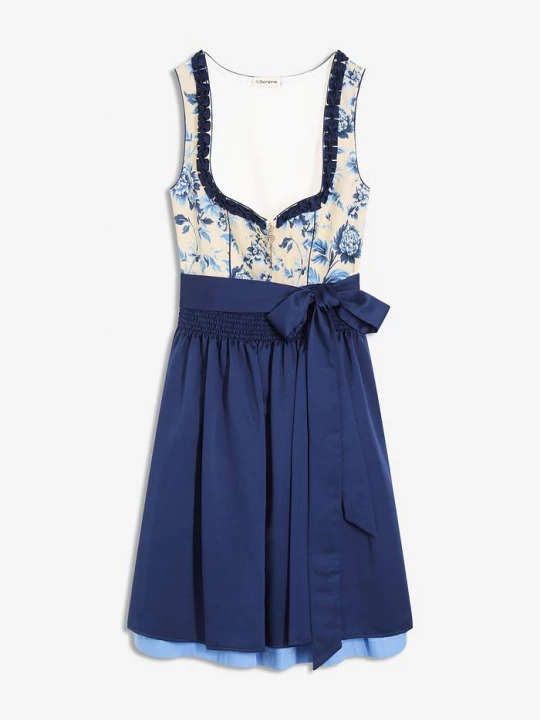 Obrázek produktu Kroj ve stylu dirndl s vyšívanou zástěrou (2dílná souprava) BonPrix
