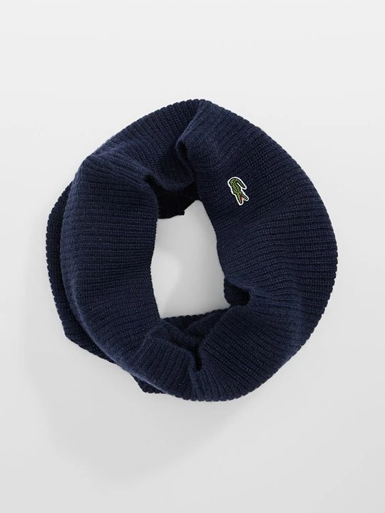 Obrázek produktu Kruhová šála Lacoste tmavě modrá