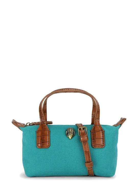 Obrázek produktu Kurt Geiger London crossbody kabelka dámská bavlněná Sloane tyrkysová