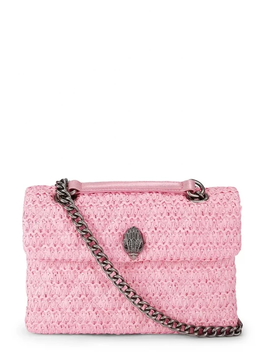 Obrázek produktu Kurt Geiger London crossbody kabelka dámská Raffia Kensington růžová