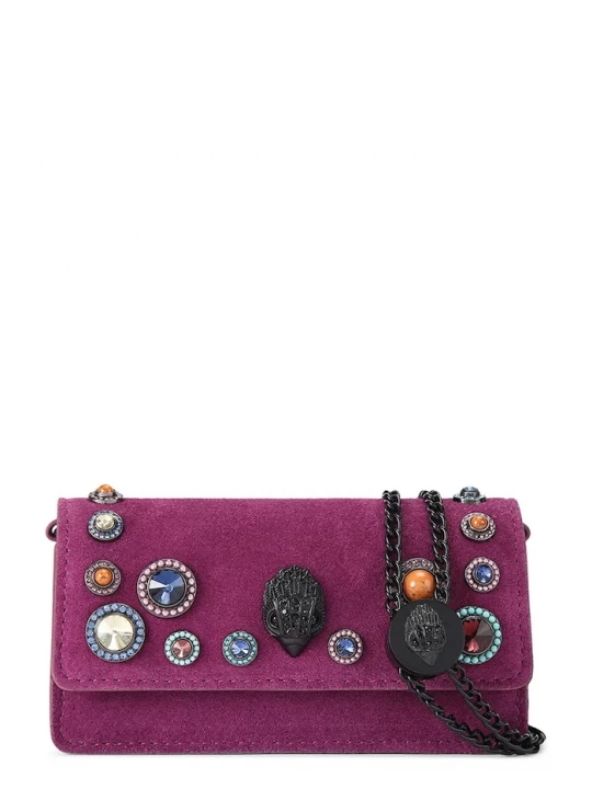 Obrázek produktu Kurt Geiger London crossbody kabelka dámská semišová SHOREDITCH fialová