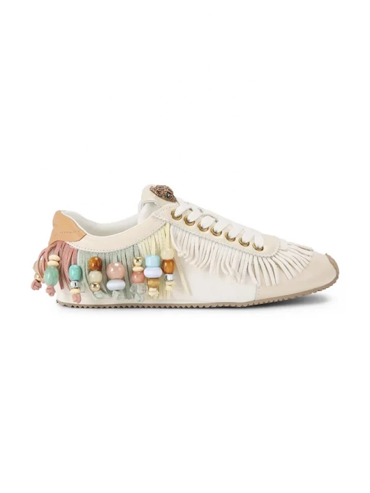 Obrázek produktu Kurt Geiger London Islington Beaded Tassel sneakers boty dámské béžová