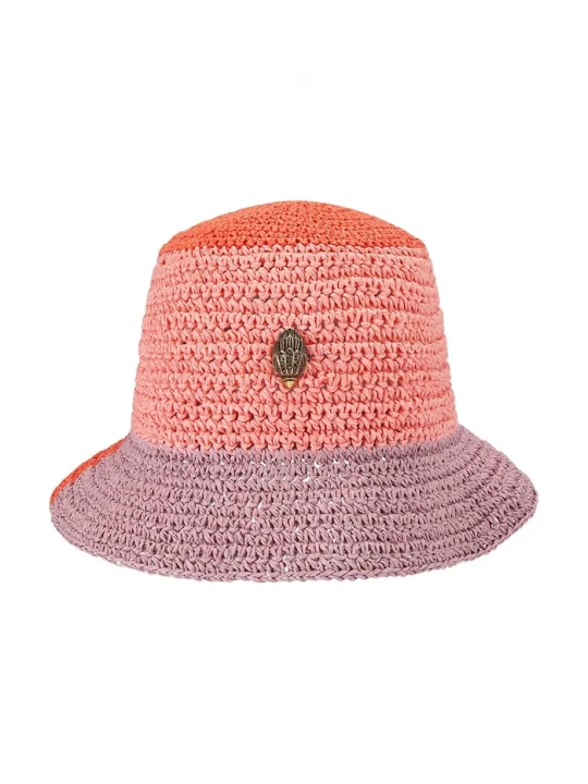 Obrázek produktu Kurt Geiger London klobouk dámský Kurt Raffia Bucket Hat oranžová