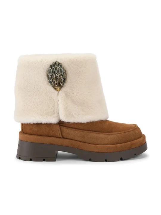 Obrázek produktu Kurt Geiger London kotníkové boty dámské semišové Blighty Cozy Ankle Boot hnědá