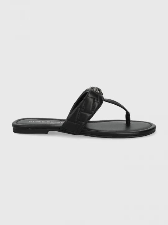 Obrázek produktu Kurt Geiger London Kožené žabky Kurt Geiger London černá