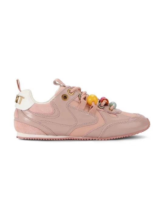 Obrázek produktu Kurt Geiger London Kurt Bead Slim Runner sneakers boty dámské kožené růžová