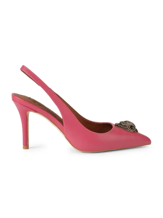 Obrázek produktu Kurt Geiger London Lodičky kožené Belgravia Sling 85 Pink Comb Leather