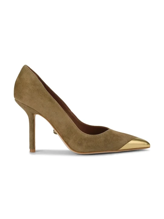Obrázek produktu Kurt Geiger London Lodičky semišové Regent Point Court zelená