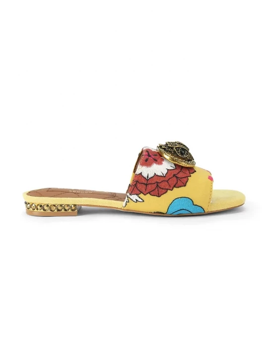 Obrázek produktu Kurt Geiger London pantofle dámské Chelsea Flat Sandal žlutá