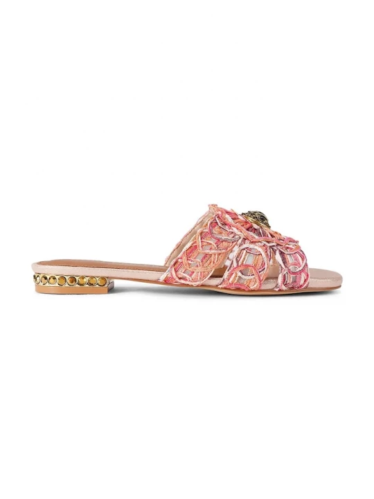 Obrázek produktu Kurt Geiger London pantofle dámské Chelsea Woven Flat Sdl oranžová