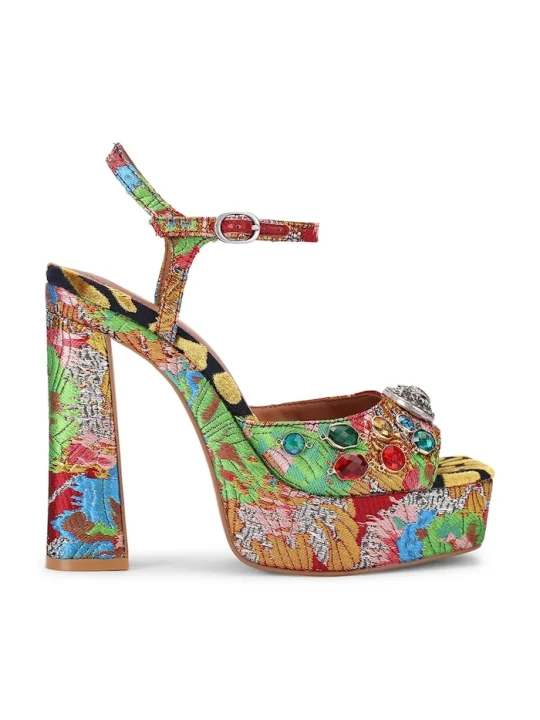 Obrázek produktu Kurt Geiger London sandály na vysokém podpatku Chelsea Platform Peep