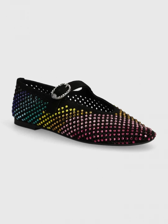 Obrázek produktu Kurt Geiger London Semišové baleríny Kurt Geiger London Mayfair Ballet Flat černá