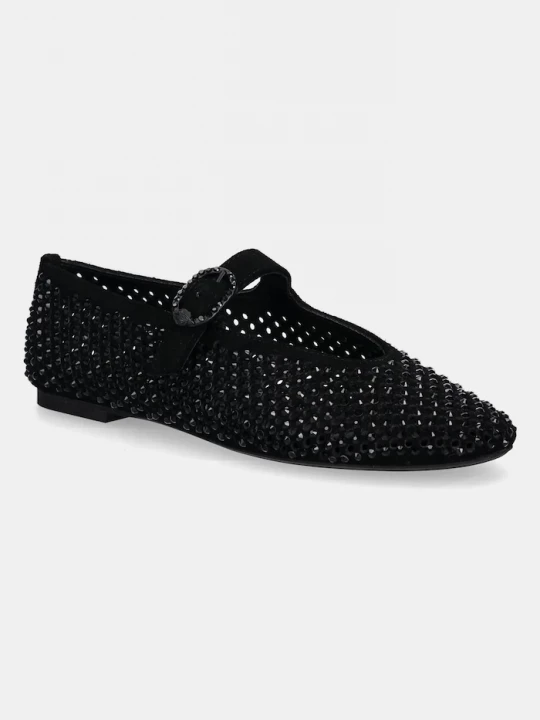 Obrázek produktu Kurt Geiger London Semišové baleríny Kurt Geiger London Mayfair Ballet Flat černá