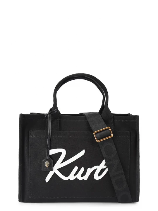 Obrázek produktu Kurt Geiger London tote taška dámská bavlněná černá