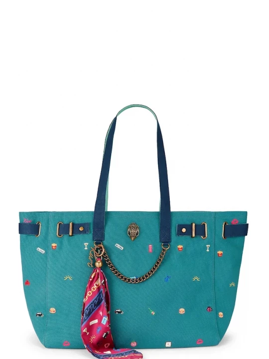 Obrázek produktu Kurt Geiger London tote taška dámská SLOANE tyrkysová