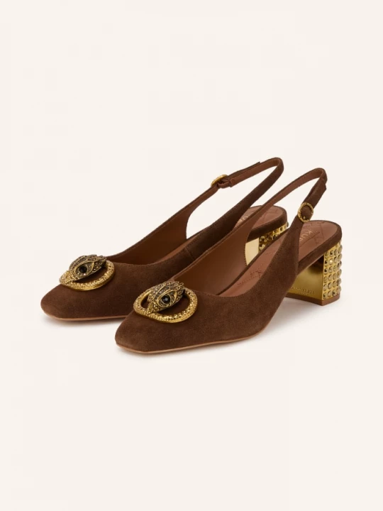 Obrázek produktu Kurt Geiger Slingpumps S Ozdobnými Kamínky hnědá