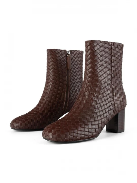 Obrázek produktu L37 HANDMADE SHOES Kotníkové boty 'GALLOP ECHO' tmavě hnědá