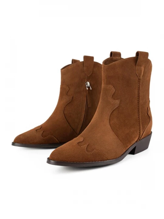 Obrázek produktu L37 HANDMADE SHOES Kotníkové boty 'WALK BETWEEN STARS' karamelová