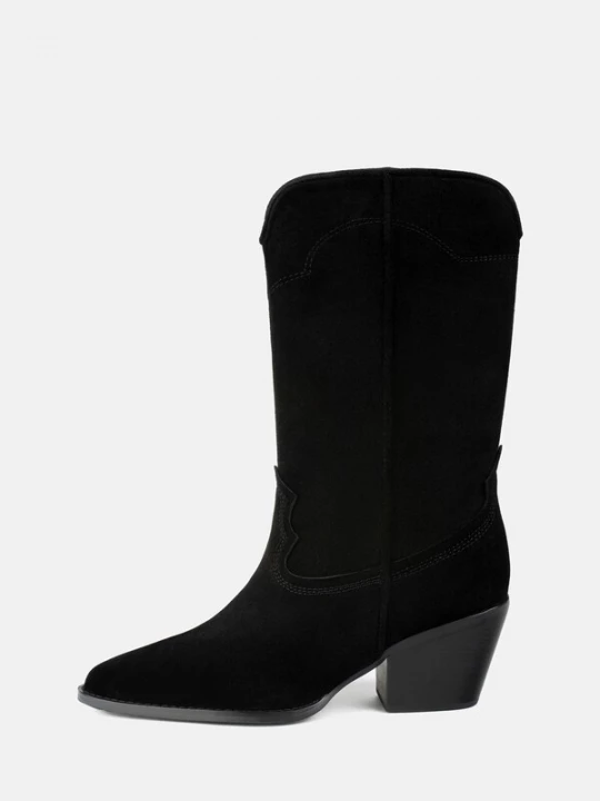 Obrázek produktu L37 HANDMADE SHOES Kozačky 'ROCK ME SLOW' černá