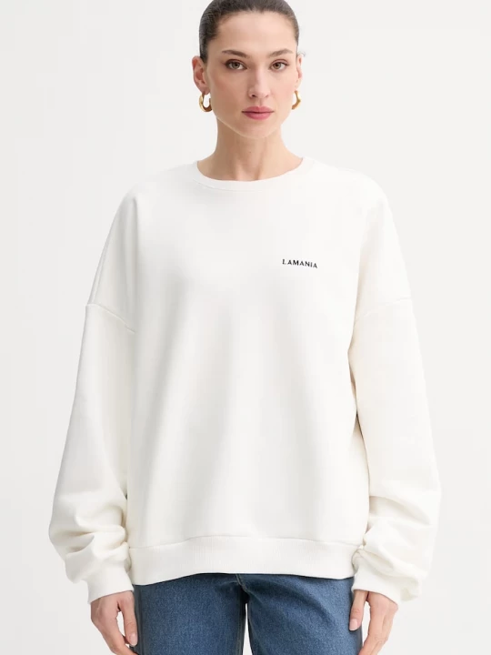 Obrázek produktu La Mania oversize mikina dámská bavlněná BRUX 3 béžová