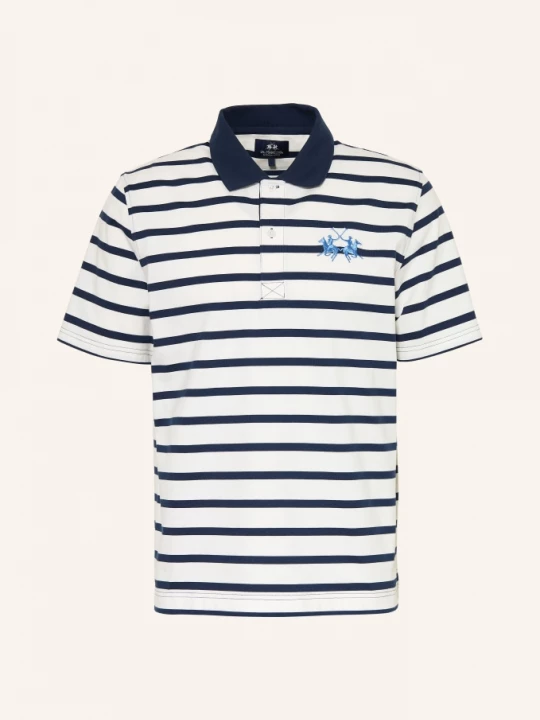 Obrázek produktu La Martina Jerseyové Polo Tričko bílá / tmavě modrá