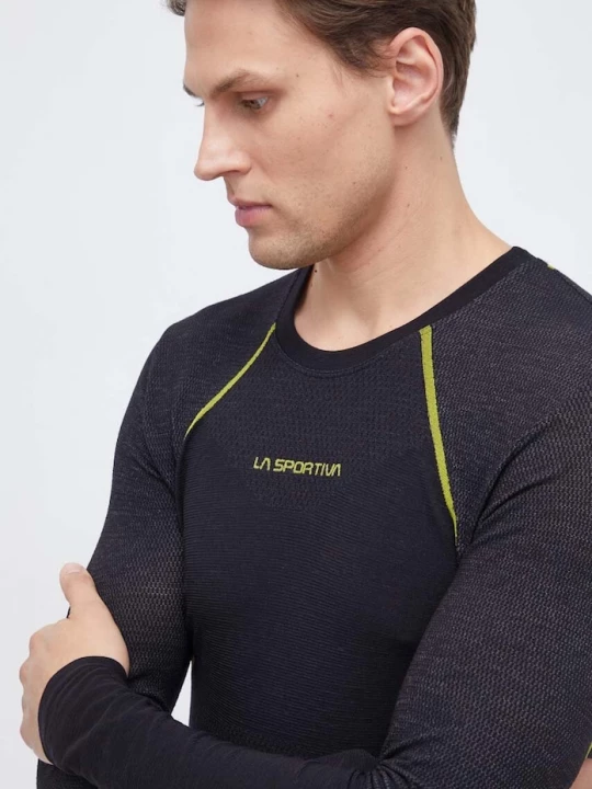 Obrázek produktu La Sportiva Funkční triko s dlouhým rukávem LA Sportiva Wool40 Aero černá