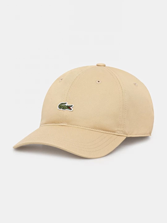 Obrázek produktu Lacoste Baseballová čepice bavlněná béžová