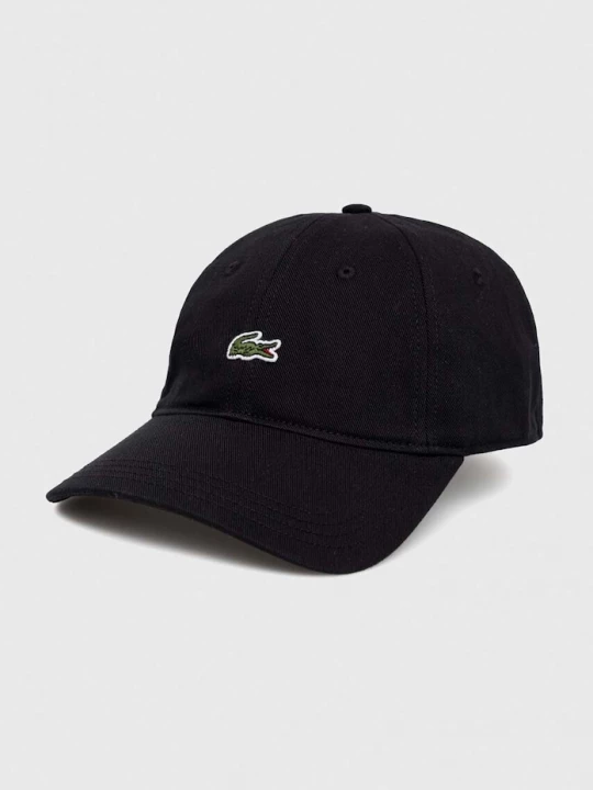 Obrázek produktu Lacoste baseballová čepice bavlněná černá