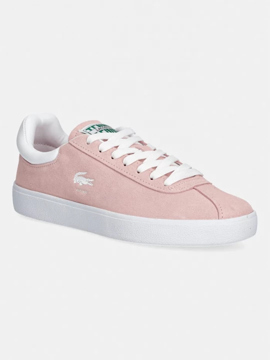 Obrázek produktu Lacoste Baseshot Sneakers tenisky dámské semišové růžová