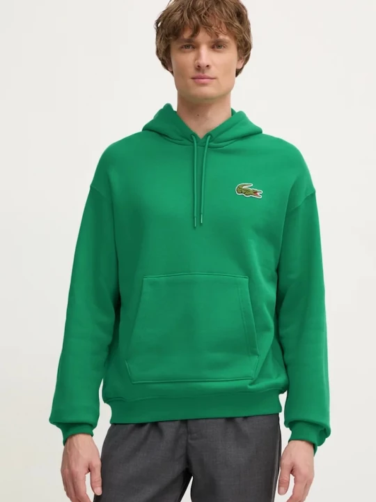 Obrázek produktu Lacoste Bavlněná mikina Lacoste zelená