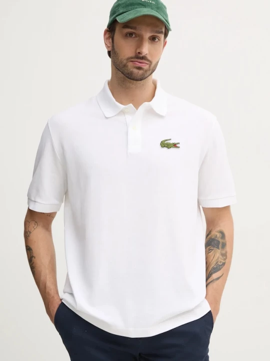 Obrázek produktu Lacoste Bavlněné polo tričko Lacoste béžová