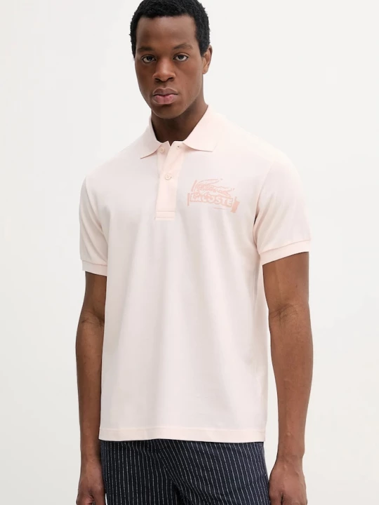 Obrázek produktu Lacoste Bavlněné polo tričko Lacoste béžová