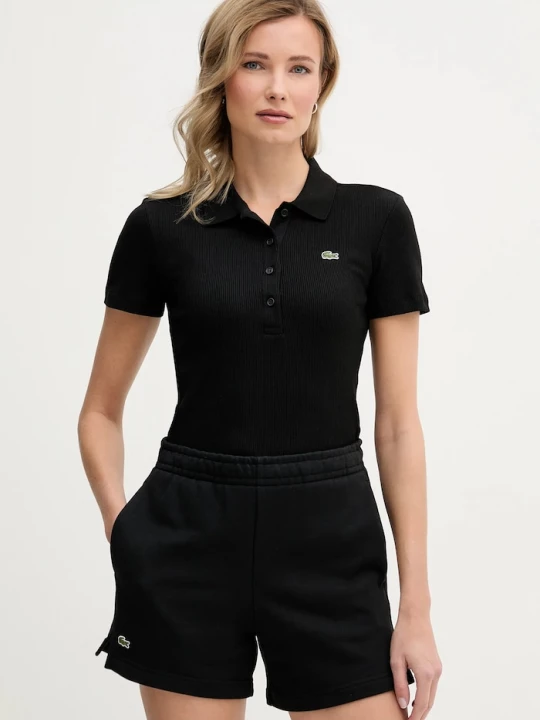 Obrázek produktu Lacoste Bavlněné polo tričko Lacoste černá