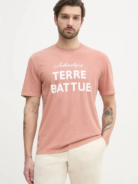 Obrázek produktu Lacoste Bavlněné tričko Lacoste oranžová