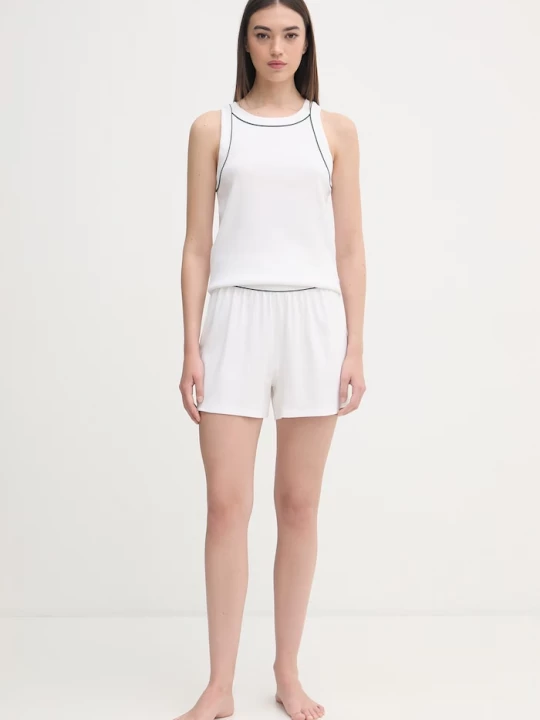 Obrázek produktu Lacoste dvoudílné pyžamo dámské bavlněné s elastanem