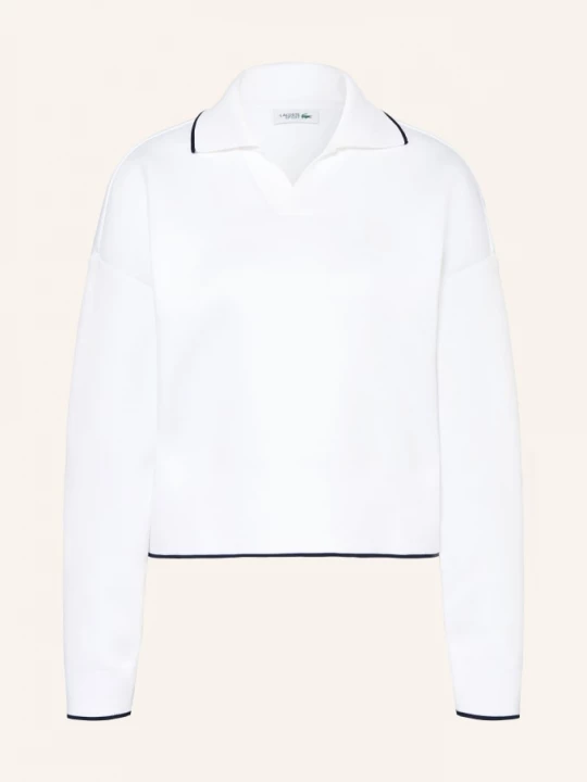 Obrázek produktu Lacoste Funkční Polokošile bílá / černá