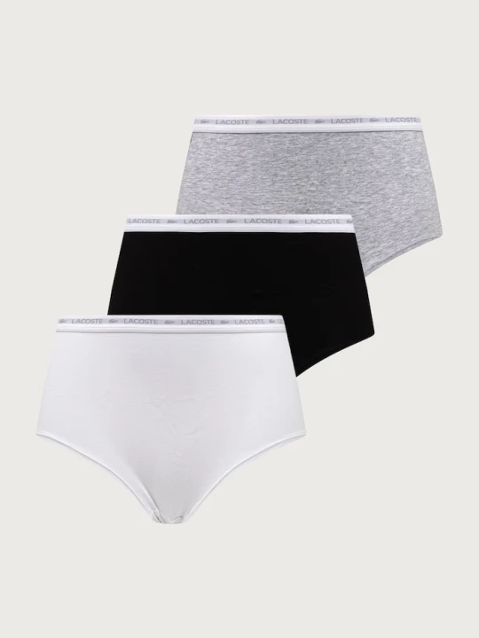 Obrázek produktu Lacoste Kalhotky dámské bavlněné s elastanem 3-pack