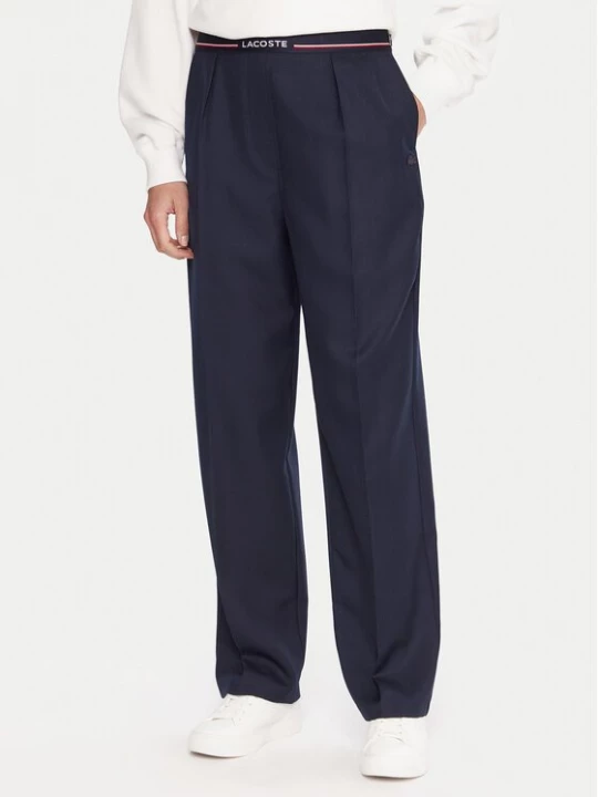 Obrázek produktu Lacoste Kalhoty z materiálu HF5307 Tmavomodrá Relaxed Fit