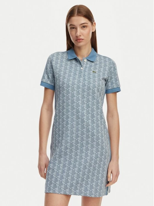 Obrázek produktu Lacoste Každodenní šaty EF2655 Světle modrá Slim Fit