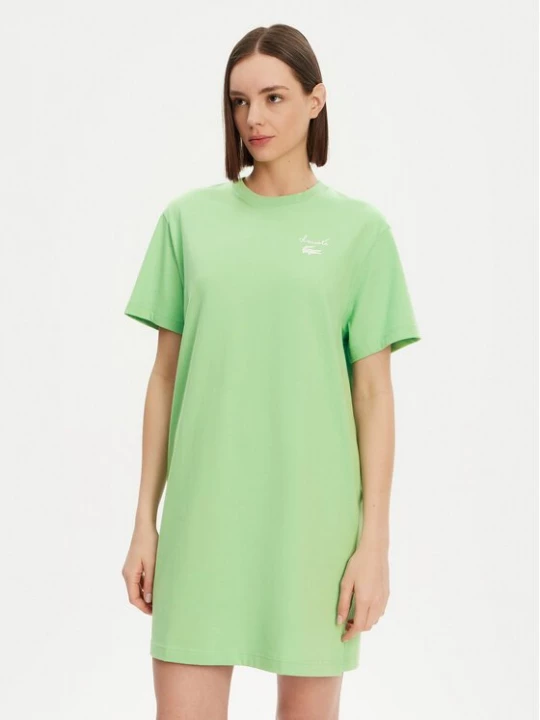 Obrázek produktu Lacoste Každodenní šaty EF9573 Zelená Regular Fit