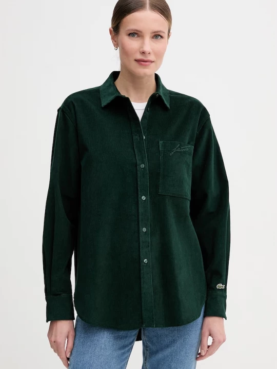 Obrázek produktu Lacoste košile dámská bavlněná zelená