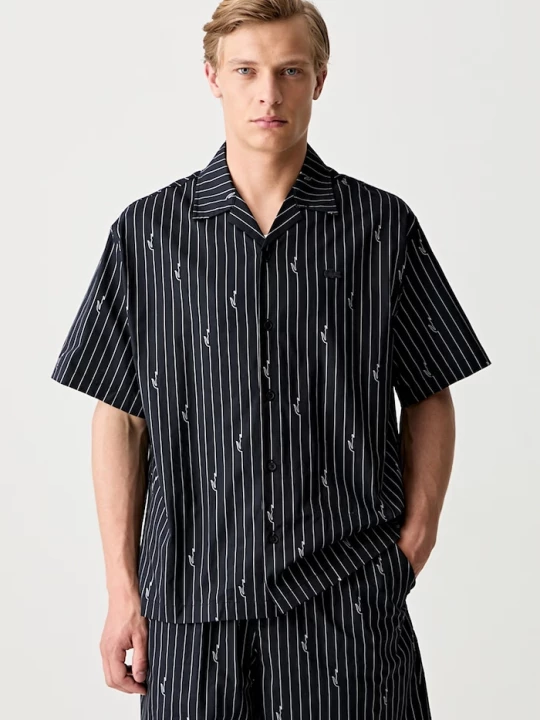 Obrázek produktu Lacoste košile pánská bavlněná černá