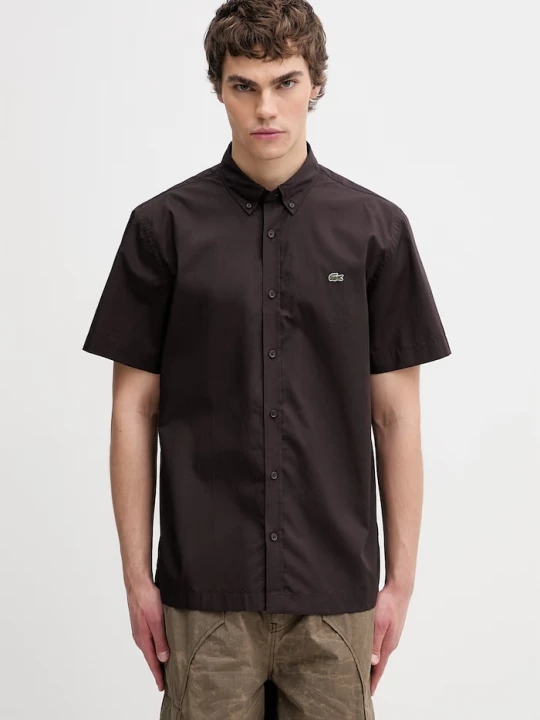 Obrázek produktu Lacoste košile pánská bavlněná hnědá