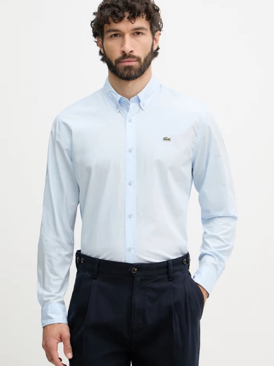 Obrázek produktu Lacoste košile pánská bavlněná modrá