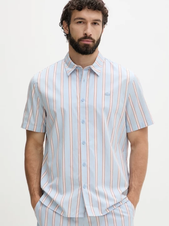 Obrázek produktu Lacoste košile pánská bavlněná modrá