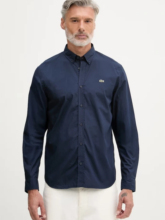Obrázek produktu Lacoste košile pánská bavlněná námořnická modř