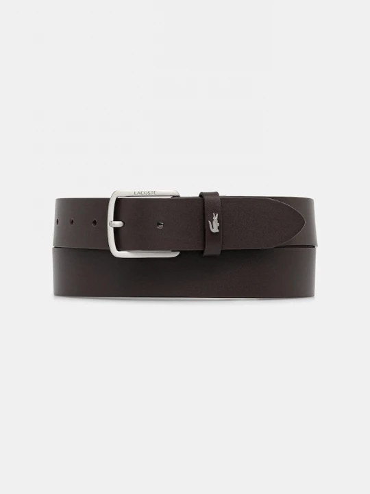 Obrázek produktu Lacoste Kožený pásek hnědá