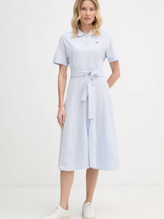 Obrázek produktu Lacoste letní šaty bavlněné modrá